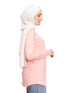 Powder Rose Printed Long - Sleeve Design 49 - Khotwh